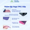 Thảm Yoga TPE 2 Lớp 6mm Cao Cấp – Thấm Hút Mồ Hôi, Chống Trượt, Kèm Dây Đeo 139k 9