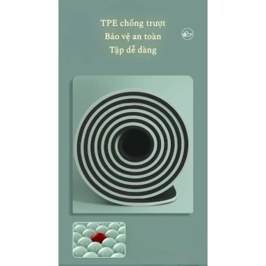 Thảm Yoga TPE 2 lớp Định Tuyến 8mm Chống Trượt - Cao cấp, Giá chỉ 178.000đ 2 Thảm Yoga TPE 2 lớp Định Tuyến 8mm Chống Trượt - Cao cấp, Giá chỉ 178.000đ 2