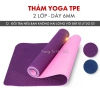 Thảm yoga TPE 6mm 2 lớp cao cấp - Chống trượt, chống thấm, hút mồ hôi - 174k