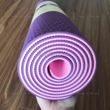 Thảm yoga TPE 6mm 2 lớp cao cấp - Chống trượt, chống thấm, hút mồ hôi - 174k 3