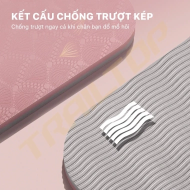 Thảm Yoga Trailtop 6-8mm 2 Lớp Gấp Gọn, Cao Cấp, Màu Tùy Chọn, Phù Hợp Tập Gym và Du Lịch - Giảm Giá Đặc Biệt 7