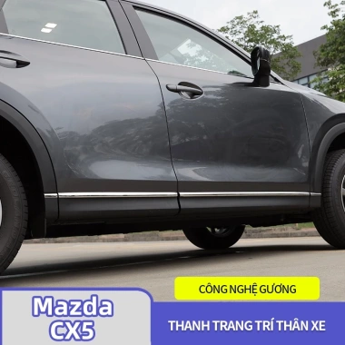 Thân Bằng Thép Không Gỉ Mazda CX5 2.017-2.026 - Viền CX-5 Cửa Bên Dây Sáng 439.999 VND
