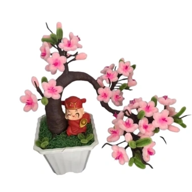 Thân cây đào và mai bonsai Tết - Gốc hoa kẽm uốn cong dễ dàng, giá 40.000đ