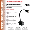 Thân đèn pin uốn dẻo 4cm, sạc tích điện, chiếu sáng góc khuất, dùng pin thường