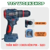 Thân máy khoan chân pin 13mm miếng inox, móc cài autolock - Giá ưu đãi 270.000₫ 2