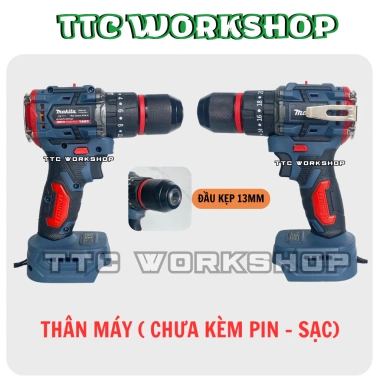 Thân máy khoan chân pin 13mm miếng inox, móc cài autolock - Giá ưu đãi 270.000₫ 3 Thân máy khoan chân pin 13mm miếng inox, móc cài autolock - Giá ưu đãi 270.000₫ 3