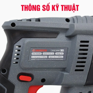 Thân máy khoan đục bê tông BOSSUN M21B-RH2.603BL-2.6J, 3 chức năng, 645.000 VND 6