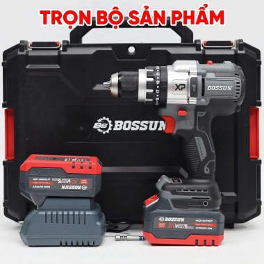 Thân máy khoan pin 3 chức năng BOSSUN M21B-ID1.380BL 80Nm, đầu 13mm - Giá 489.000₫ 2