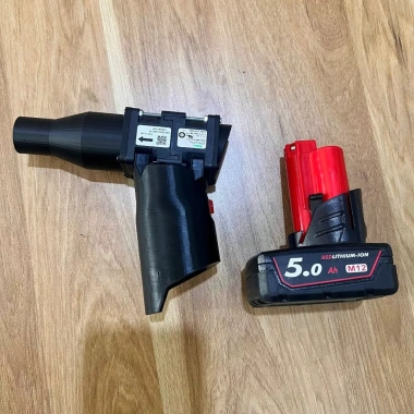 Thân máy thổi hơi phản lực Milwaukee 12V, động cơ đôi không chổi than 3D - Giá chỉ 232.750 VND