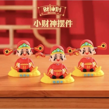 Thần Tài Trang Trí Ô Tô - Đồ May Mắn Cornucopia Năm Mới, Quà Tặng Bàn Xe 38.5k