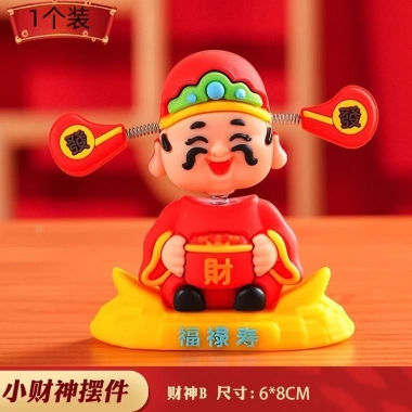 Thần Tài Trang Trí Ô Tô - Đồ May Mắn Cornucopia Năm Mới, Quà Tặng Bàn Xe 38.5k