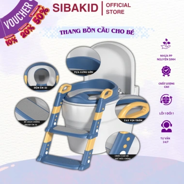 Thang Bồn Cầu Vệ Sinh Có Bệ Lót, Tay Vít Gập Gọn An Toàn Cho Bé Yêu – 185.000₫