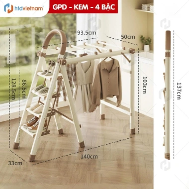 Thang chữ A gấp gọn - Dễ dùng, lưu trữ linh hoạt, giảm giá 18% - Chỉ 536.000₫ 10