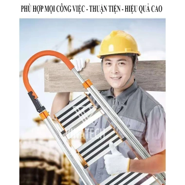 Thang Chữ A Gấp Gọn Nhôm Inox 304 Siêu Nhẹ 3‑7 Bậc - Thông Minh, Ghế Nhập Khẩu, Giá Ưu Đãi 596.260₫ 7