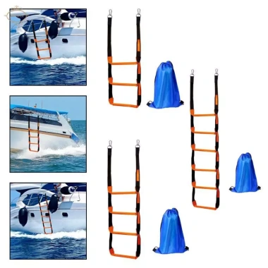 Thang dây di động cho du thuyền, kayak, buồm - Carabiner, chống trượt, giảm 16%