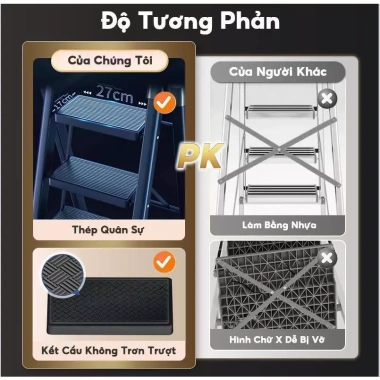 Thang Gấp Đa Năng Chữ A Thép Carbon 500kg 3-8 Bậc - Giá chỉ 238.800₫ 3