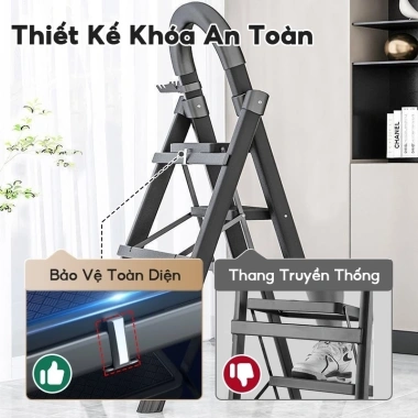 Thang Gấp Đa Năng Chữ A Thép Carbon 500kg 3-8 Bậc - Giá chỉ 238.800₫ 5