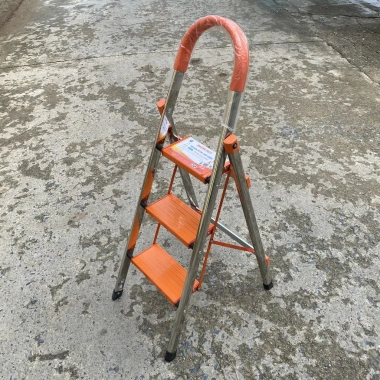 Thang Ghế Nhôm Hoàng Huy 3-7 Bậc 150kg - Tặng Chân Đế Cao Su, Rút Gọn Đa Năng, 450.600 VND 10