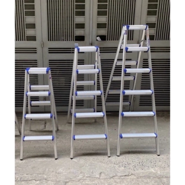Thang nhôm gấp gọn chữ A cao cấp - Siêu nhẹ, chịu tải 150kg, giá chỉ 699.000 VNĐ