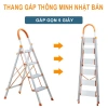 Thang Nhôm Ghế Tay Vịn Ameca 3‑7 Bậc Nhật Bản, Inox 304 Xếp Gọn, Tải 300Kg - 606.500₫ 4
