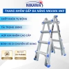 Thang nhôm NIKAWA NKE rút lồng xếp gọn 4-6 bậc – chính hãng, bảo hành 24 tháng