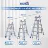 Thang nhôm NIKAWA NKE rút lồng xếp gọn 4-6 bậc – chính hãng, bảo hành 24 tháng 6