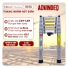 Thang nhôm rút 4.8M ADT212F đai nhôm cao cấp gấp gọn, khóa chốt tự động nhập khẩu - Giá ưu đãi 2.84tr