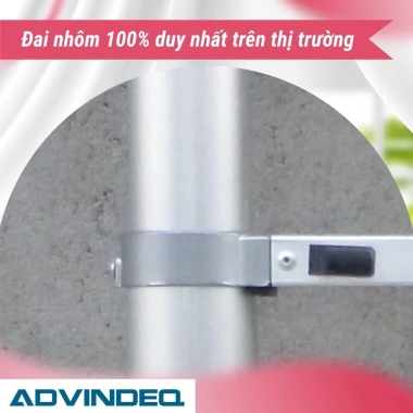Thang nhôm rút 4.8M ADT212F đai nhôm cao cấp gấp gọn, khóa chốt tự động nhập khẩu - Giá ưu đãi 2.84tr