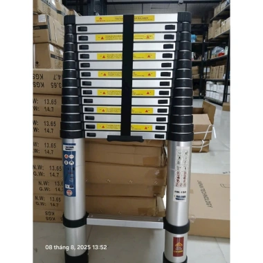Thang Nhôm Rút Đơn Hakawa HK-150 5m 15 Bậc - Cao Cấp, Chính Hãng, Dễ Bảo Quản 2