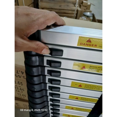Thang Nhôm Rút Đơn Hakawa HK-150 5m 15 Bậc - Cao Cấp, Chính Hãng, Dễ Bảo Quản 3