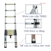 Thang Nhôm Rút Đơn Hakawa HK-150 5m 15 Bậc - Cao Cấp, Chính Hãng, Dễ Bảo Quản 8