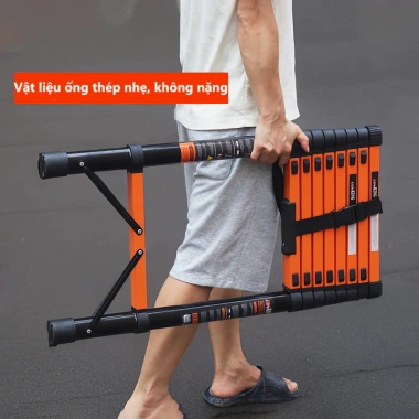 Thang Nhôm Rút Inox 1.9-6.0m Dễ mang, khóa tự động, giá ưu đãi 628.800₫ 5