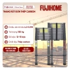 Thang rút đơn 2.7‑5.9m thép Carbon FUJIHOME nhập khẩu - Chữ I, khóa chốt an toàn, chân chống trơn trượt, giảm giá 780k
