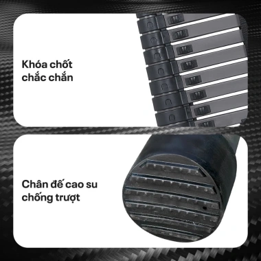 Thang Rút Đơn Thép Carbon Fujihome STL 2.7‑5.9m EN131 150kg An Toàn Bền Bỉ – 780.000đ 3