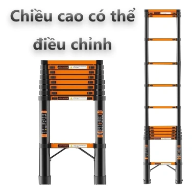 Thang rút nhôm inox nhập khẩu chiều cao 1.9-5.9m, nhẹ, dễ mang, giảm giá 548.800₫ 9