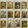 Thangka Bùa Hộ Mệnh Benming – Hoàng Đạo, Chuyền Tám Đạo, Sĩ Quan Âm, Thần Tài Jizo – 82.500đ