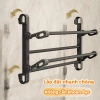 Thanh 2 Tầng Treo Giày Dép SUNBEAM - Treo Khăn Gấp Gọn Thép Không Gỉ cho nhà tắm bếp 8