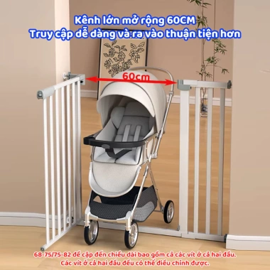 Thanh chắn cầu thang, cửa phòng - đa địa hình, không hư tường, kích thước linh hoạt 49.000₫ 6 Thanh chắn cầu thang, cửa phòng - đa địa hình, không hư tường, kích thước linh hoạt 49.000₫ 6