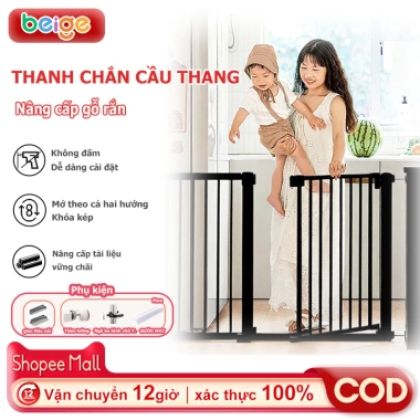 Thanh chắn cầu thang không khoan tường - An toàn cho trẻ, giá chỉ 50.000 VND