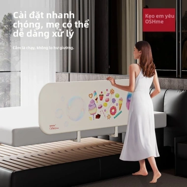 Thanh chắn giường bé không cần lắp đặt - Bảo vệ chống ngã, giá ưu đãi 632.800₫