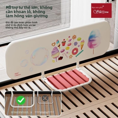 Thanh chắn giường bé không cần lắp đặt - Bảo vệ chống ngã, giá ưu đãi 632.800₫ 4 Thanh chắn giường bé không cần lắp đặt - Bảo vệ chống ngã, giá ưu đãi 632.800₫ 4