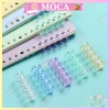 Thanh còng nhựa 5 lỗ MOCA - Nhiều màu, cho planner và bullet journal, chỉ 4.000đ
