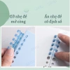 Thanh còng nhựa 5 lỗ MOCA - Nhiều màu, cho planner và bullet journal, chỉ 4.000đ 2
