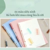 Thanh còng nhựa 5 lỗ MOCA - Nhiều màu, cho planner và bullet journal, chỉ 4.000đ 4