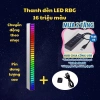 Thanh đèn LED 1m Đen HUB USB, Cảm Ứng Âm Thanh, Nhấp Nháy Theo Nhạc, Giá 285k 8