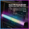 Thanh đèn LED nháy nhạc 3D cao cấp - 64 hạt RGB cảm âm siêu nhạy decor phòng 3