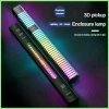 Thanh đèn LED RGB 3D 32 40 64 nháy theo nhạc, đế để bàn và cổng USB, trang trí 2