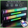 Thanh đèn LED RGB 3D 32 40 64 nháy theo nhạc, đế để bàn và cổng USB, trang trí 6