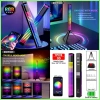 Thanh đèn LED RGB 3D 32 40 64 nháy theo nhạc, đế để bàn và cổng USB, trang trí 9