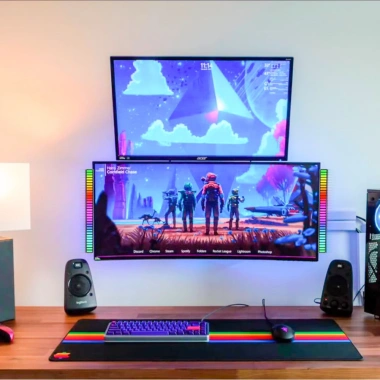 Thanh đèn LED theo nhạc RGB LUVIBA LED01 - Đèn nhiều màu, giá chỉ 75.000đ